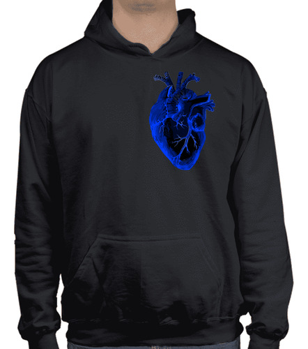 Sudadera Con Diseño De Corazón Azul Heart To Heart