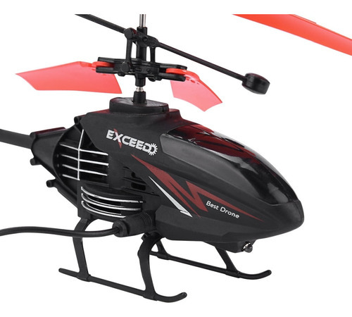 Juguete Mini Rc Infraed Inducción Helicóptero Avión Luz Inte Color Validar descripción