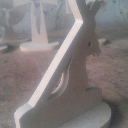 Imagen 4 de 5 de Bellas Siluetas Del Nazareno En Mdf De 9mm,listos Para Pinta