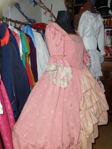 Vestido Disfraz De Dama Antigua Adulto