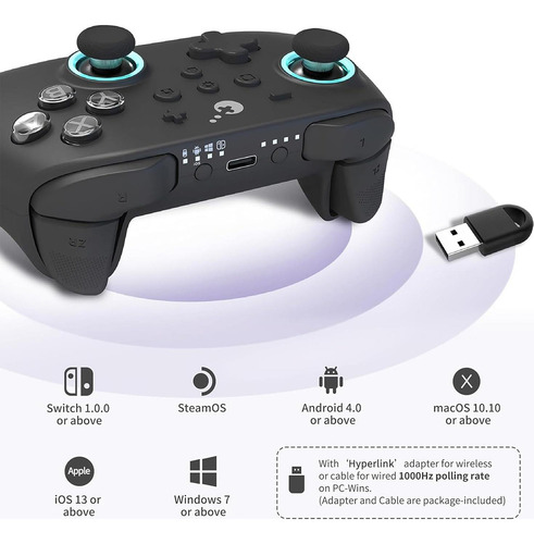 Controlador Gulikit Kk3 Max Para Nintendo Switch
