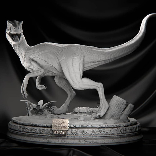 Archivo Stl Impresión 3d - Jurassic Park - Blue Raptor