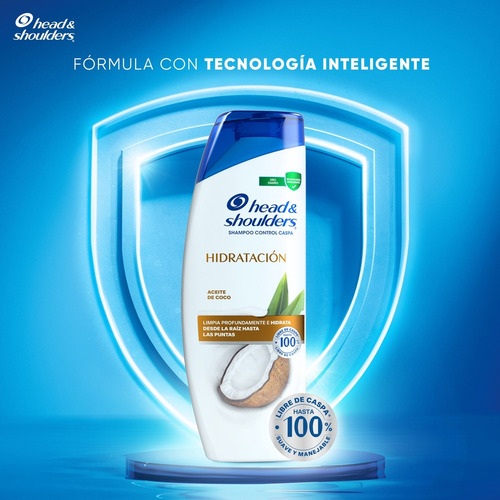 Shampoo Head & Shoulders Hidratación, 180 Ml