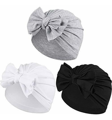 Turbante Bebe Gorros De Turbante Con Nudo De Lazo Para Bebé