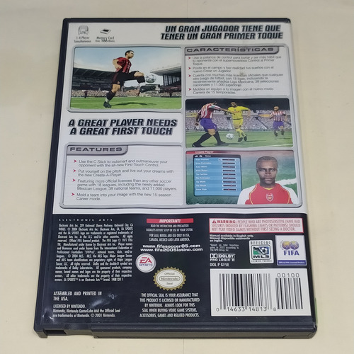 Fifa Soccer 2005 Game Cube - Longaniza Games (Reacondicionado)