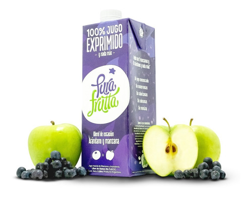 Jugo 100% Exprimido X 1 Ltr Pura Frutta 3 U. Gustos Varios