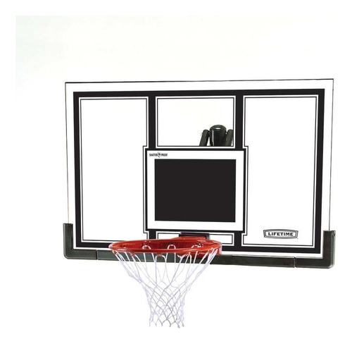 Lifetime 71526 Backboard Y Rim Competition Combo Black/orng,