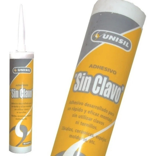 Adhesivo Contacto Clavo Líquido Unisil 500gr Sin Solventes