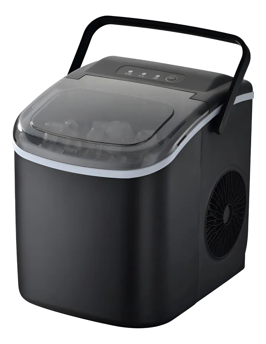Máquina Fabricadora De Gelo 15kg Portátil Oninstek Cor Preto