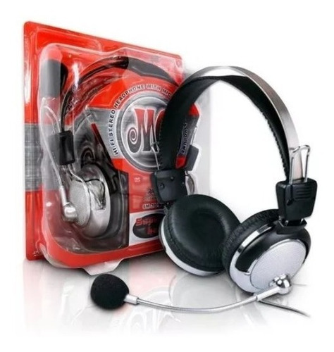 Fone De Ouvido Red Set Headphone Huanle Hl301mv