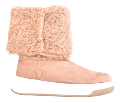 Imagen 1 de 6 de Botas De Corderito Abrigadas De Mujer Gamuza Kaila - Ferraro