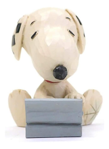 Figura Peanuts Snoopy Maquina De Escribir Enesco