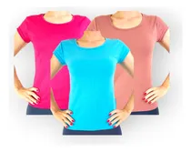 Comprar 7 Blusas Ribana Canelada Versatil Neutra Nobre Feminina