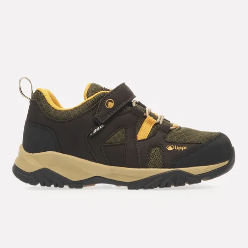 Zapato Ni o Lippi Tellus Low Kids Verde Negro Cuotas sin inter s