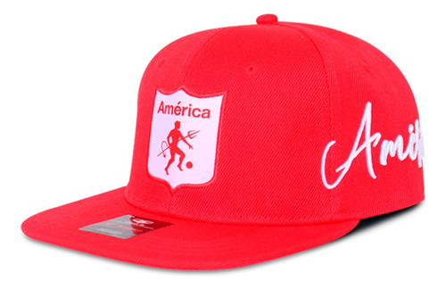 Gorra América De Cali Oficial Oc Caps Plana