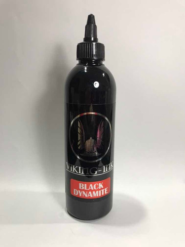 Tinta Negra Tattoo - Black Dynamite  Viking Ink - 8 Oz Usa 