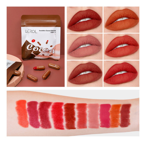 Lápiz Labial Efectivo Matte Set, Lápiz Labial Mate Star Ca