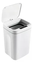 Comprar Papelera Plástico Con Sensor Blanco Mate 12litros