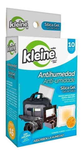 Absorbente Humedad Sílica Gel X 10 Sachets 30 Gramos