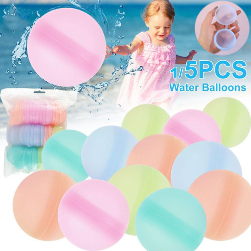 Globos De Agua Reutilizables De Silicona, Bomba De Agua, Jug