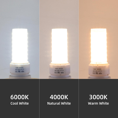 Lidesheng Gx23-2 Bulbe Led De Led Enchufe Y Juego, 6000k Pl