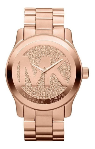 Relógio Michael Kors Mk5661 Runway Original Rose Logo