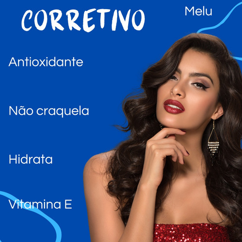 Corretivo Facial Líquido Melu By Ruby Rose Tonalidade Me110