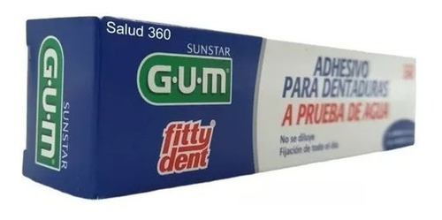Adhesivo Para Dentaduras Resistente Al Agua Fittydent Gum