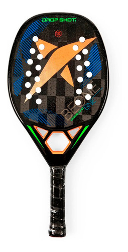 Raqueta de tenis de playa Drop Shot Legend 3.0 Bt naranja y negra