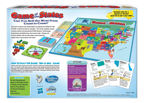 Juego De Mesa De Los Estados Unidos