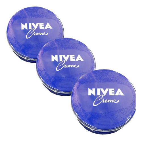 Pack X3 Und Crema Multipropósito Nivea Creme 250ml