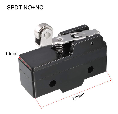 Tm-1704 Spdt 1no1nc Montaje En Panel Bisagra Corta Rodillo P