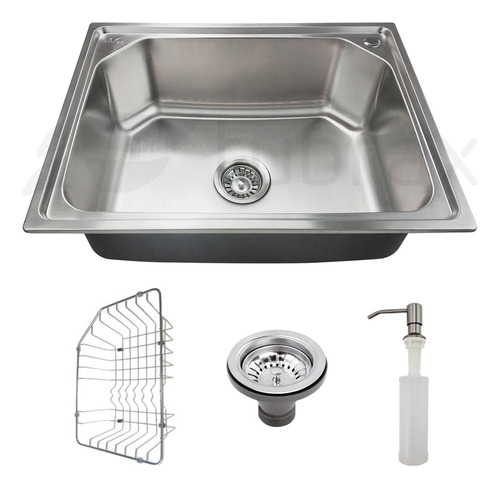 Cuba Pia Cozinha Gourmet Luxo Aço Inox 304 Com Acessórios