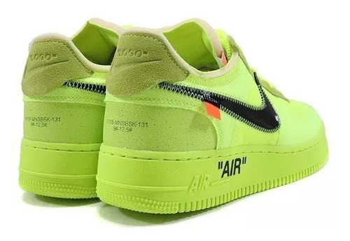 tenis nike off white verde