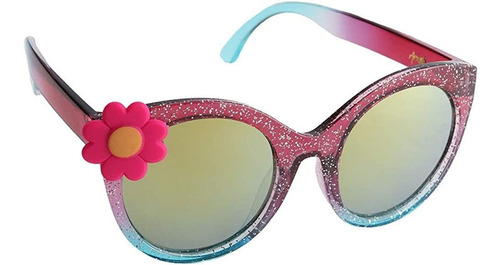 Gafas De Sol Para Niños Con Diseño De Flores Con Purp...