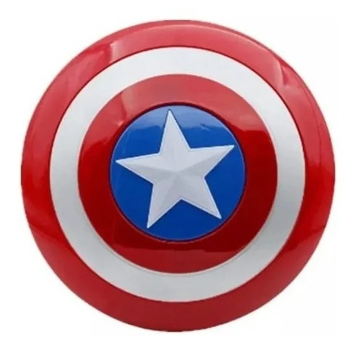 Escudo De Capitán América 45cm Doble Agarre Interior