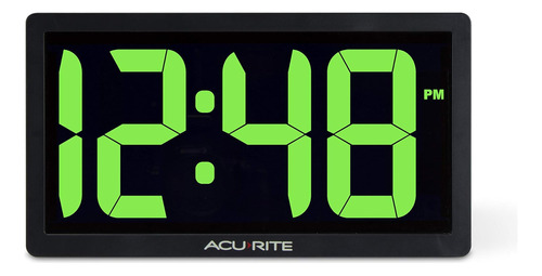 Reloj Digital Led Acurite 75112m De 10 Pulgadas Con Atenuaci