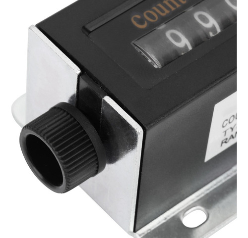 D67f - Contador Mecánico De 5 Dígitos, Reiniciable Manual, C