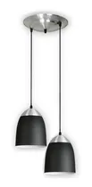 Comprar Lamparas De Techo Campanas Colgantes Fox Oval Negro Doble