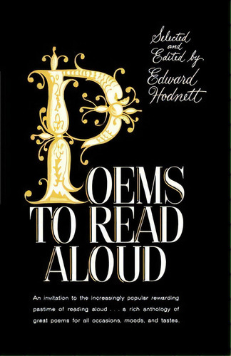 Poems To Read Aloud, De Edward Hodnett. Editorial Ww Norton Co, Tapa Dura En Inglés