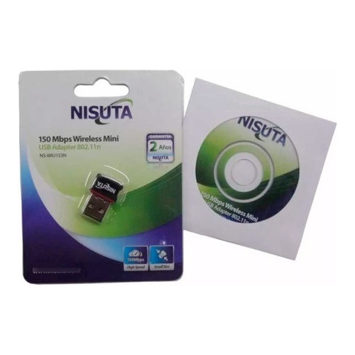 Antena Wifi Placa Usb Nisuta Ns-wiu153n Nano 150mbps Norma N