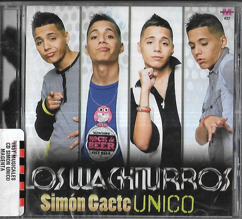 Los Wachiturros Simon Gaete Album Unico Cd Nuevo Sellado