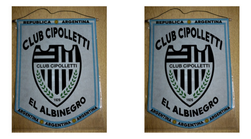Banderin Chico 13cm Club Cipolletti