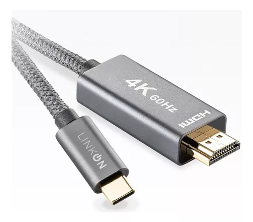 Cable Usb C A Hdmi 4k @ 60hz, 2mt Macbook Pro, Air, S20