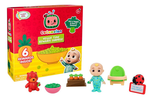 Sets De Muñecos Cocomelon Veggie Time Surprise  5 Accesorios