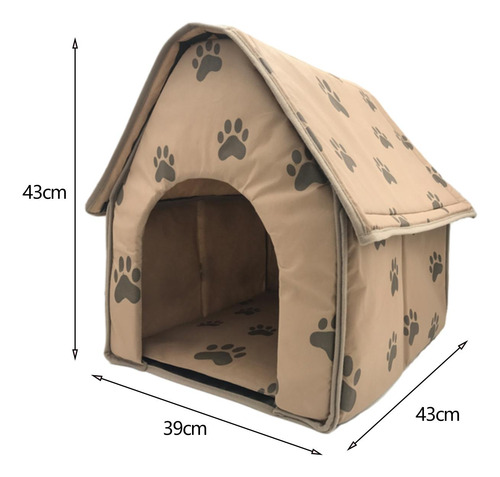 Casa De De Perro Portátil: Suave, Cálida Y Cómoda,