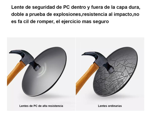 Lentes Tácticas Militares Airsoft Tiro Micas Intercambiables