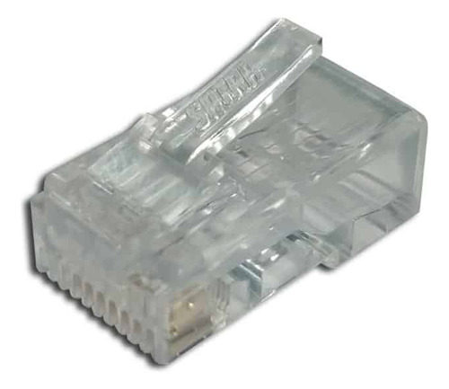 Conector Plug Rj45 Cat 6 Satra X 100 Und