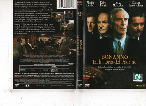 Bonanno La Historia Del Padrino - Dvd Original - Buen Estado