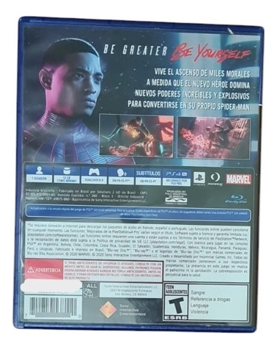 Spider-man: Miles Morales - Ps4 Físico - Playstation (Usado)